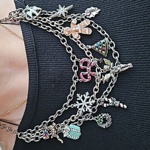 Kirks Folly | Vintage Christmas Charm Necklace